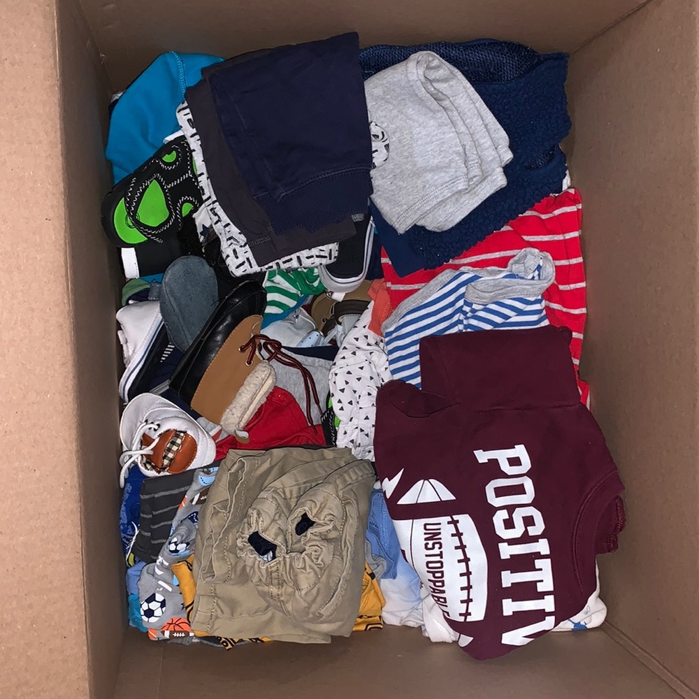 Boys baby cloths and shoes size 0-3 -4 t